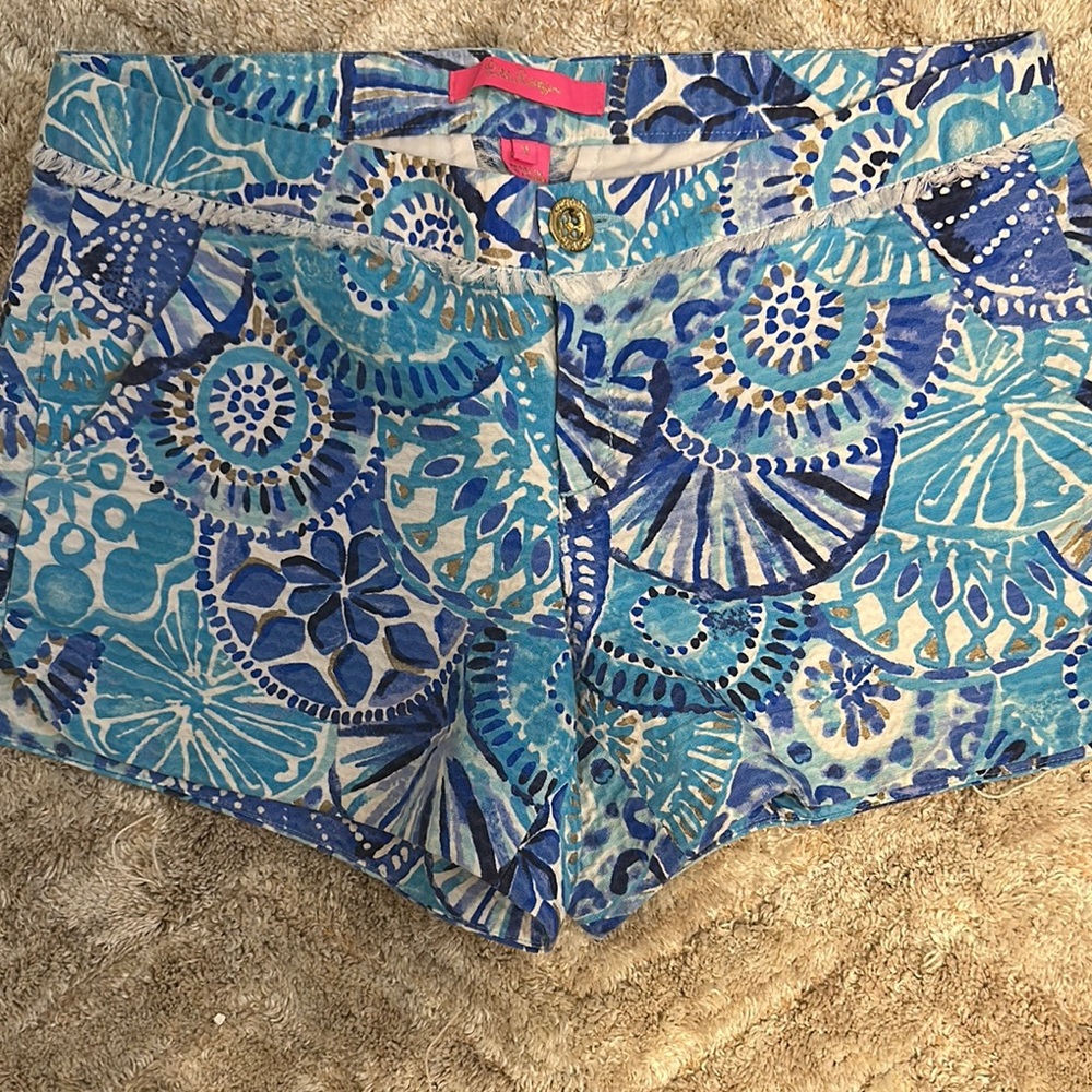 Lilly Pulitzer aquatic garden Addie short size 2